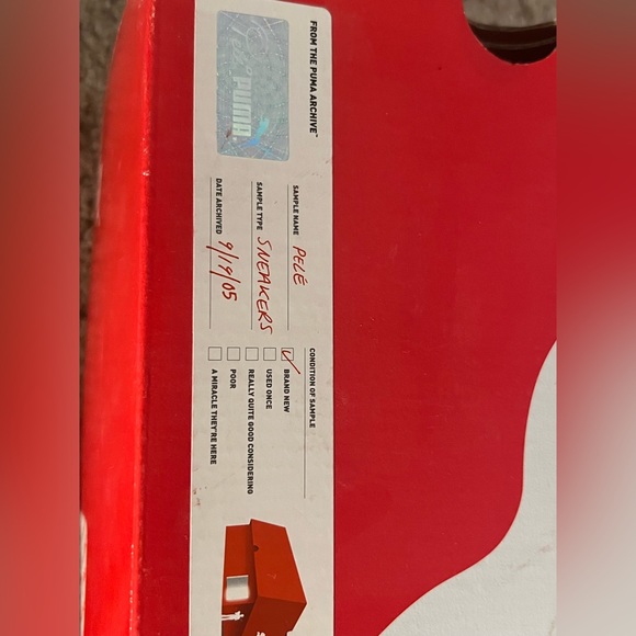 Puma Pele Brasil Shoes ( Bracken brown )Puma archive Sz 6.5 mens - Picture 4 of 6